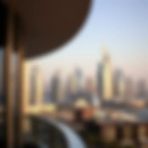 A view of Dubai's skyline with modern architecture