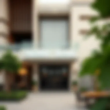 An exterior shot of Nobu Rak highlighting its architectural elegance