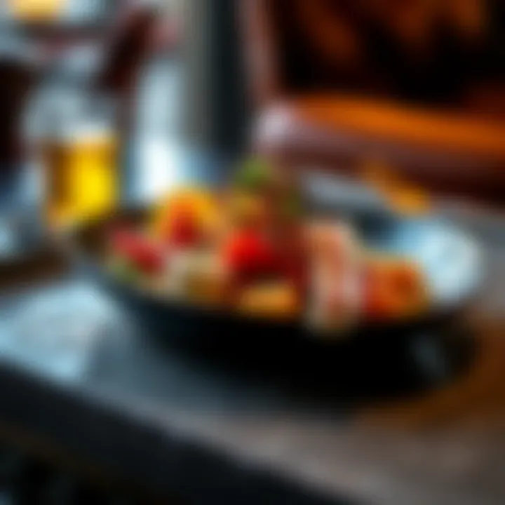 A beautifully plated dish symbolizing the fusion of Japanese and Peruvian cuisine