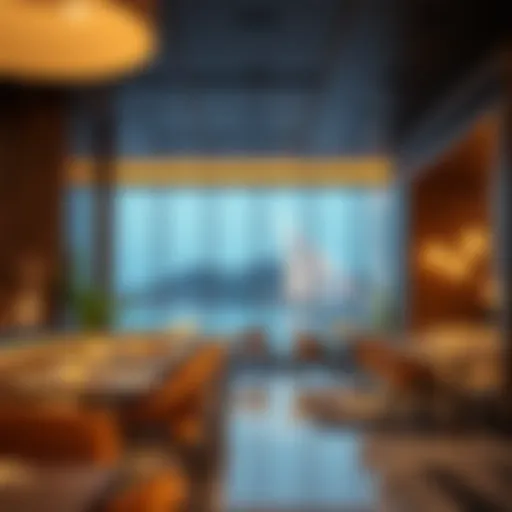 A stunning view of Nobu Rak's interior design showcasing modern aesthetics