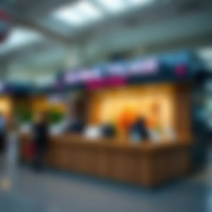Registration desk with informational materials