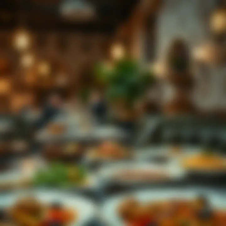 Cultural celebration depicted through traditional dishes served at a Qusais restaurant
