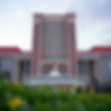 Stunning architectural design of Ruby Plaza