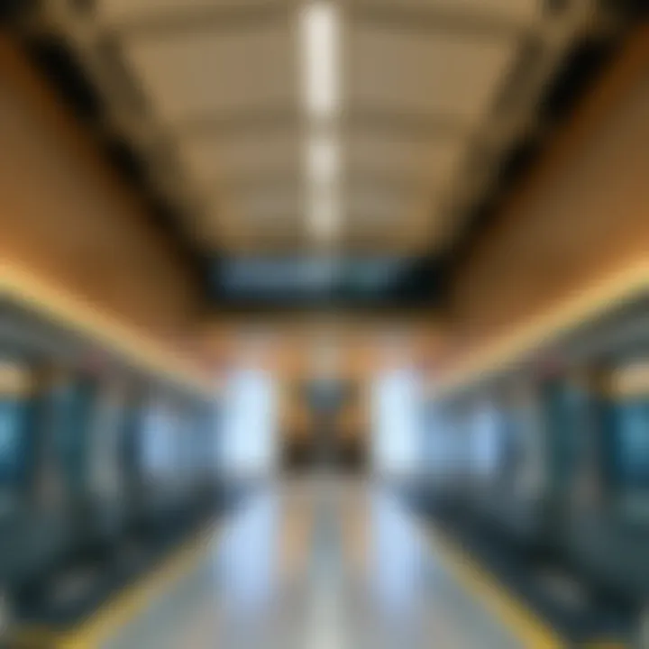 Inside view of Sobha Realty Metro Station facilities