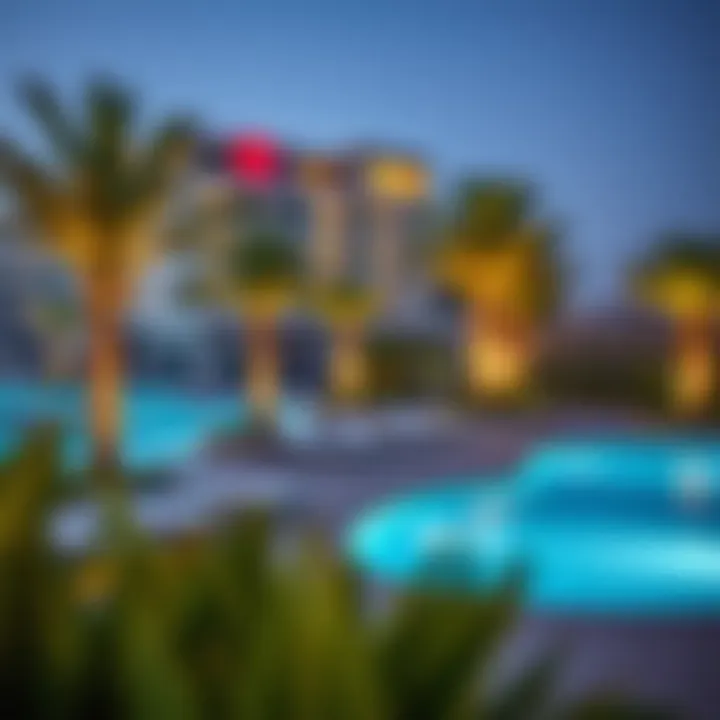 Luxurious outdoor amenities in Telal Jumeirah community