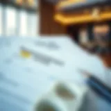 An overview of a Dubai tenancy contract with key sections highlighted