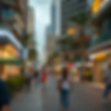 Vibrant lifestyle scenes around Jamal Tower
