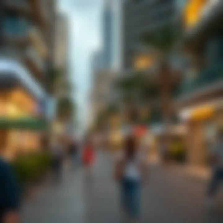 Vibrant lifestyle scenes around Jamal Tower