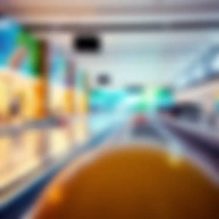 Promotional banner for bowling offers at a mega mall