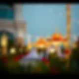 Symbolic decor representing the festive spirit of Eid in UAE