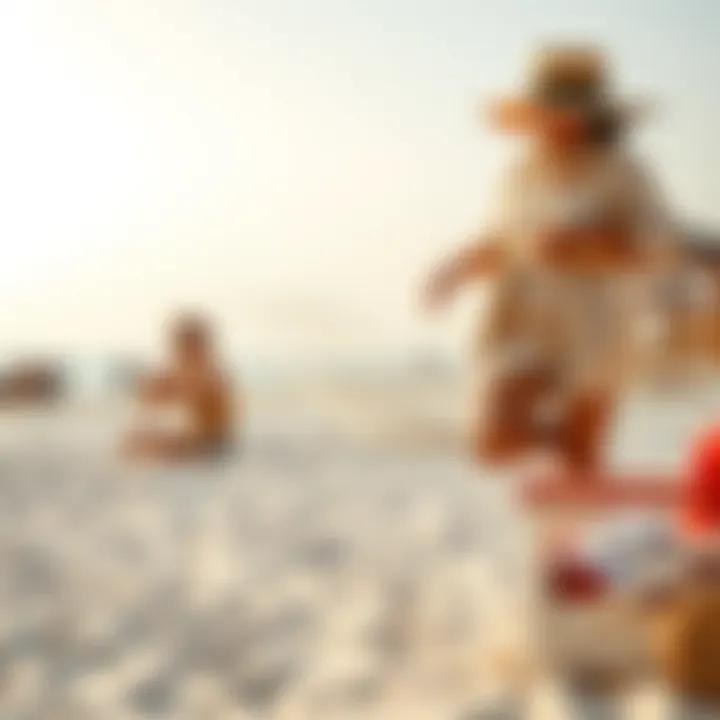 Recreational activities enjoyed during UAE winter by the beach